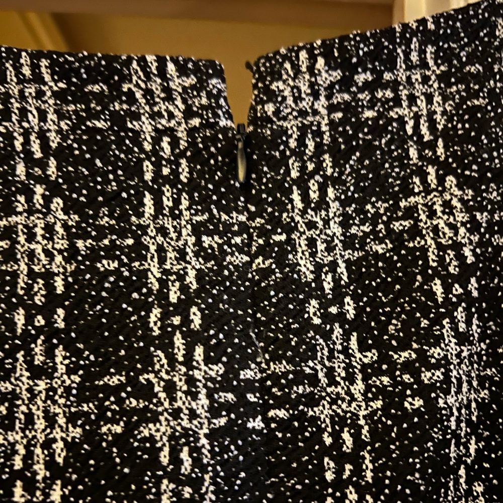 Loft Plaid Flared Shell Dress - Picture 3 of 5